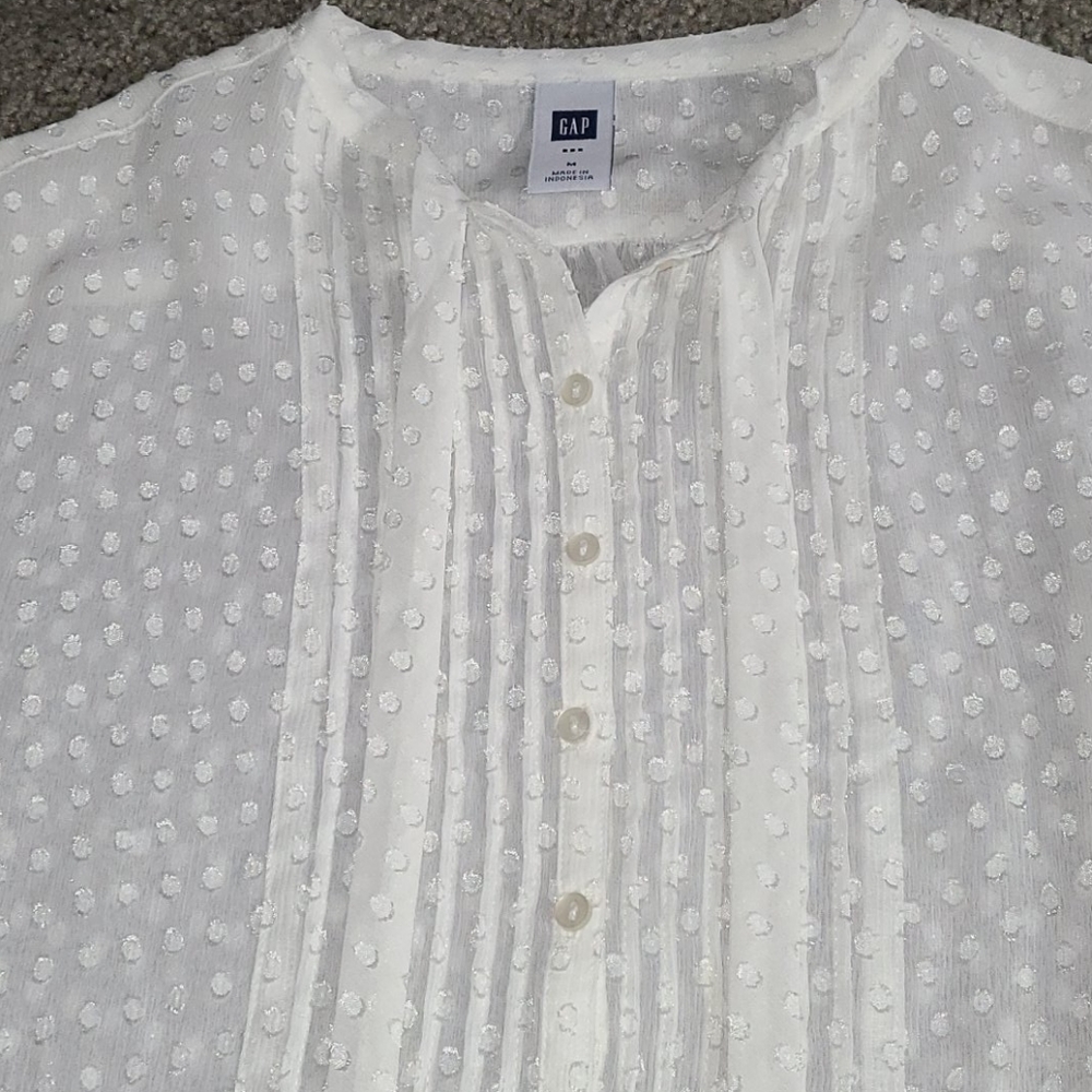 Gap sheer blouse - Picture 4 of 8